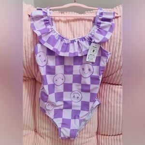 Girls Ruffle one piece Swimsuit